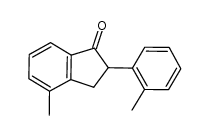 4-methyl-2-o-tolyl-indan-1-one结构式