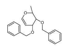 (2S,3S,4S)-2-methyl-3,4-bis(phenylmethoxy)-3,4-dihydro-2H-pyran Structure