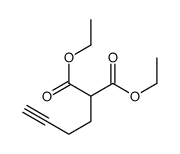 2-(3-丁炔-1-基)丙二酸二乙酯结构式