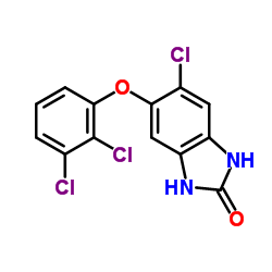 5-Chloro-6-(2,3-dichlorophenoxy)-1,3-dihydro-2H-benzimidazol-2-one structure