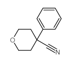 4-苯基四氢-2H-吡喃-4-腈结构式