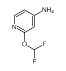2-(二氟甲氧基)吡啶-4-胺结构式