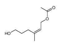 (Z)-6-hydroxy-3-methylhex-2-enyl acetate结构式