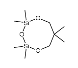2,2,4,4,7,7-hexamethyl-1,3,5,2,4-trioxadisilocane结构式