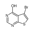 5-BROMOTHIENO[2,3-D]PYRIMIDIN-4(1H)-ONE Structure