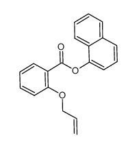1-naphthyl 2-(allyloxy)benzoate结构式