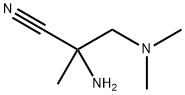 2-amino-3-(dimethylamino)-2-methylpropanenitrile Structure