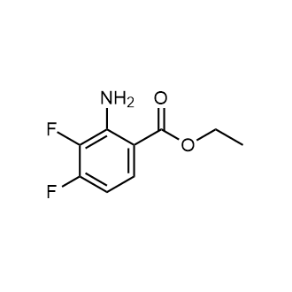 2-氨基-3,4-二氟苯甲酸乙酯结构式