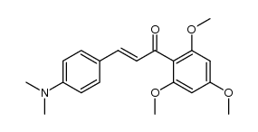(E)-3-(4-(dimethylamino)phenyl)-1-(2,4,6-trimethoxyphenyl)prop-2-en-1-one Structure