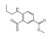 methyl 3-nitro-4-(propylamino)benzoate结构式