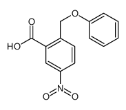 5-nitro-2-(phenoxymethyl)benzoic acid结构式