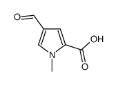 4-甲酰基-1-甲基-1H-吡咯-2-羧酸(9ci)结构式