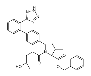 4-Hydroxy Valsartan Benzyl Ester Structure