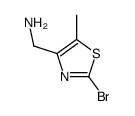 (2-bromo-5-methyl-1,3-thiazol-4-yl)methanamine Structure