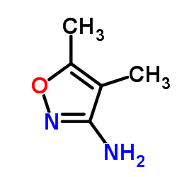 3-氨基-4,5-二甲基异噁唑结构式