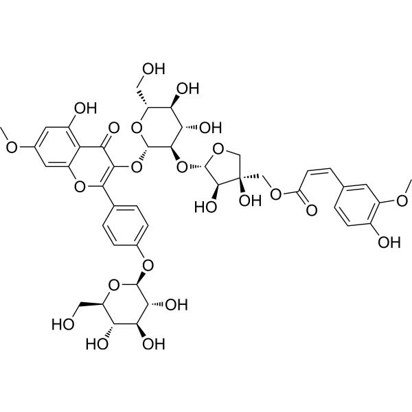 5'''-O-Feruloyl complanatoside B Structure