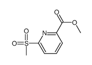 Methyl 6-(methylsulfonyl)-2-pyridinecarboxylate Structure