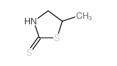 2-Thiazolidinethione,5-methyl-结构式