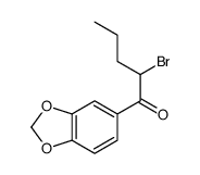 (+/-)-1-(1,3-苯并二氧戊环-5-基)-2-溴-1-戊酮结构式