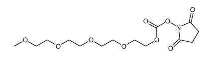 m-PEG4-O-NHS ester结构式