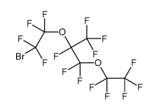 2-(2-溴-1,1,2,2-四氟乙氧基)-1,1,1,2,3,3-六氟-3-(五氟乙氧基)丙烷结构式