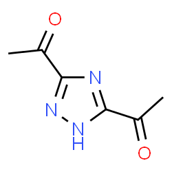 Ethanone, 1,1-(1H-1,2,4-triazole-3,5-diyl)bis- (9CI) structure