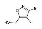 3-bromo-5-hydroxymethyl-4-methylisoxazole结构式