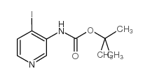 (4-碘吡啶-3-基)氨基甲酸叔丁酯结构式
