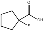 1-fluorocyclopentanecarboxylic acid Structure