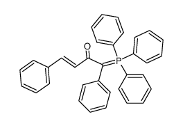 α-cinnamoylbenzylidene(triphenyl)phosphorane结构式