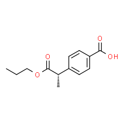 Benzeneacetic acid, 4-carboxy--alpha--methyl-,-alpha--propyl ester, (S)- (9CI) Structure