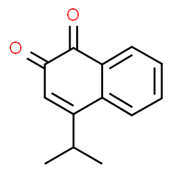 1,2-Naphthalenedione, 4-(1-methylethyl)- (9CI)结构式