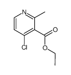 4-氯-2-甲基烟酸乙酯结构式