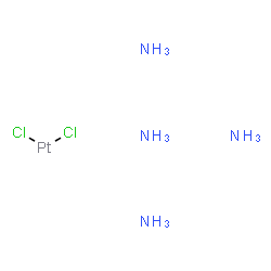 tetraammineplatinum(II) structure