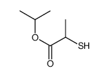 2-Mercaptopropionic acid 1-methylethyl ester Structure
