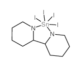 Tin, (2,2'-bipyridine-kN1,kN1')tetraiodo-, (OC-6-22)- Structure