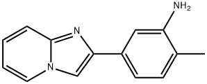 5-(咪唑并[1,2-A]吡啶-2-基)-2-甲基苯胺结构式