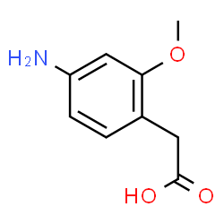 2-(4-氨基-2-甲氧基苯基)乙酸结构式