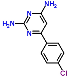6-(4-氯苯基)嘧啶E-2,4-二胺结构式