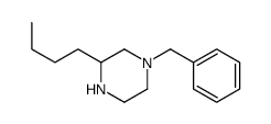 1-苄基-3-丁基哌嗪结构式