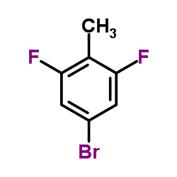 4-溴-2,6-二氟甲苯结构式