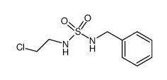 N-(2-chloroethyl)-N'-benzylsulfamide结构式