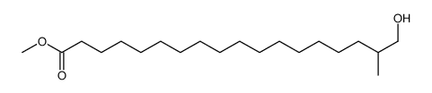 methyl 18-hydroxy-17-methyloctadecanoate结构式