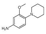 3-methoxy-4-piperidin-1-ylaniline Structure