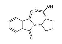 (1R,2S)-2-phthalimidocyclopentane-1-carboxylic acid Structure