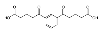 ω,ω'-Bis-(β-carboxyethyl)-1,3-diacetyl-benzol Structure