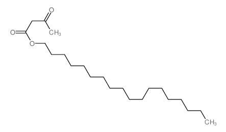 Butanoic acid, 3-oxo-,octadecyl ester Structure