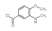 2-methoxy-N-methyl-5-nitro-aniline结构式