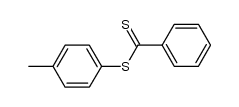Dithiobenzoesaeure-p-tolylester Structure