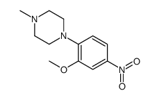 1-(2-Methoxy-4-nitrophenyl)-4-methylpiperazine Structure